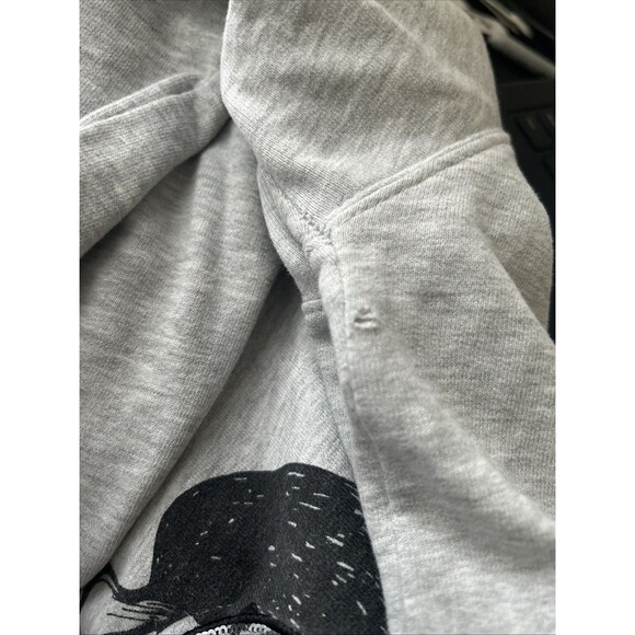 Women's Only Our Story Gray Geeked Graffic Sweatshirt Size L - Picture 8 of 8